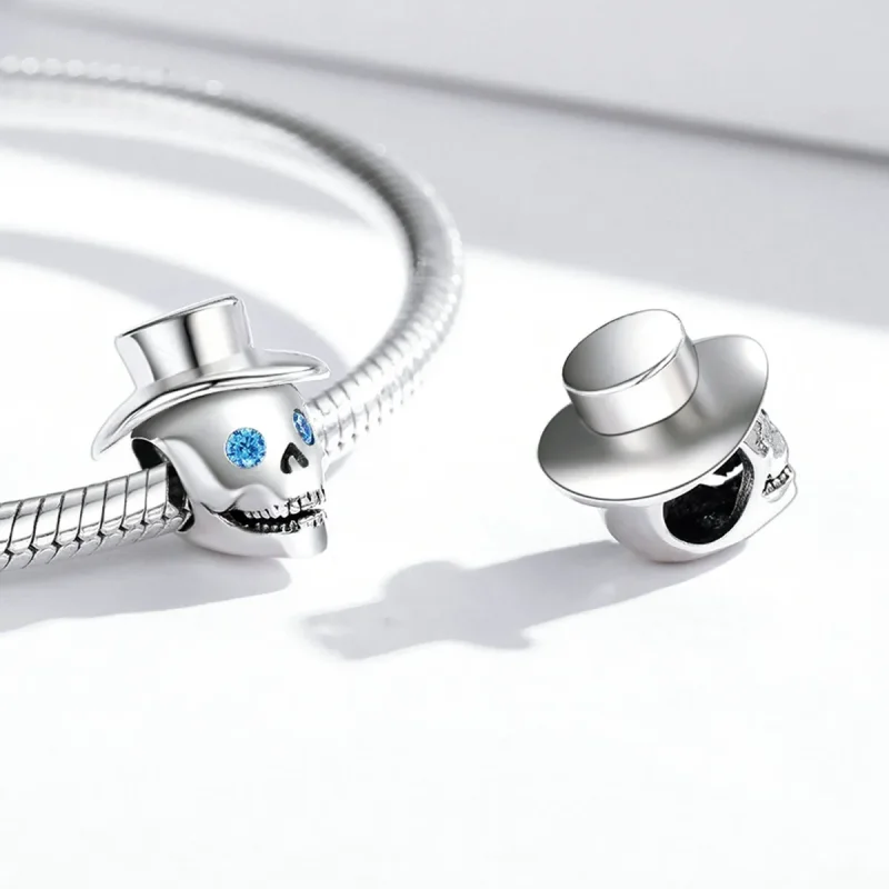 (imagine pentru) Pandora Stil Gentleman Cioară Charm - BSC525 - Vizualizare 3