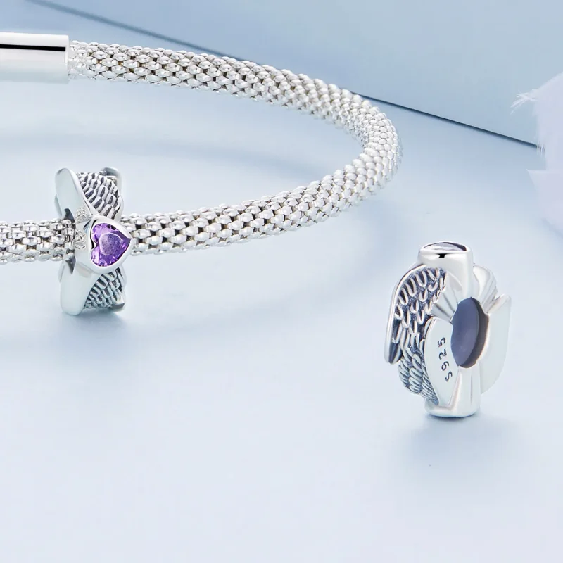 (imagine pentru) Pandora Stil Guardian Inimă Spacer Charm - BSC677 - Vizualizare 4