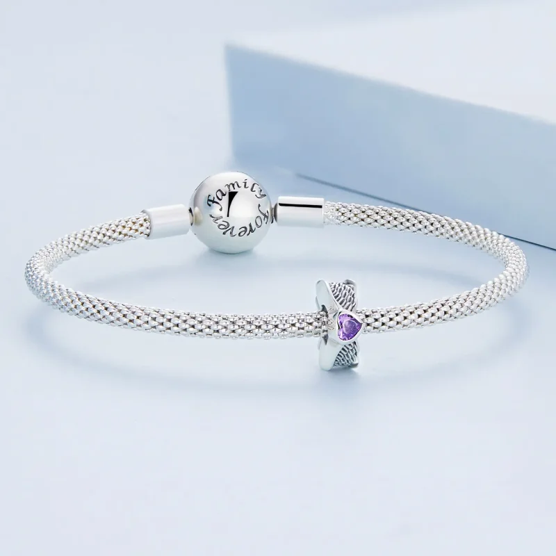 (imagine pentru) Pandora Stil Guardian Inimă Spacer Charm - BSC677 - Vizualizare 5