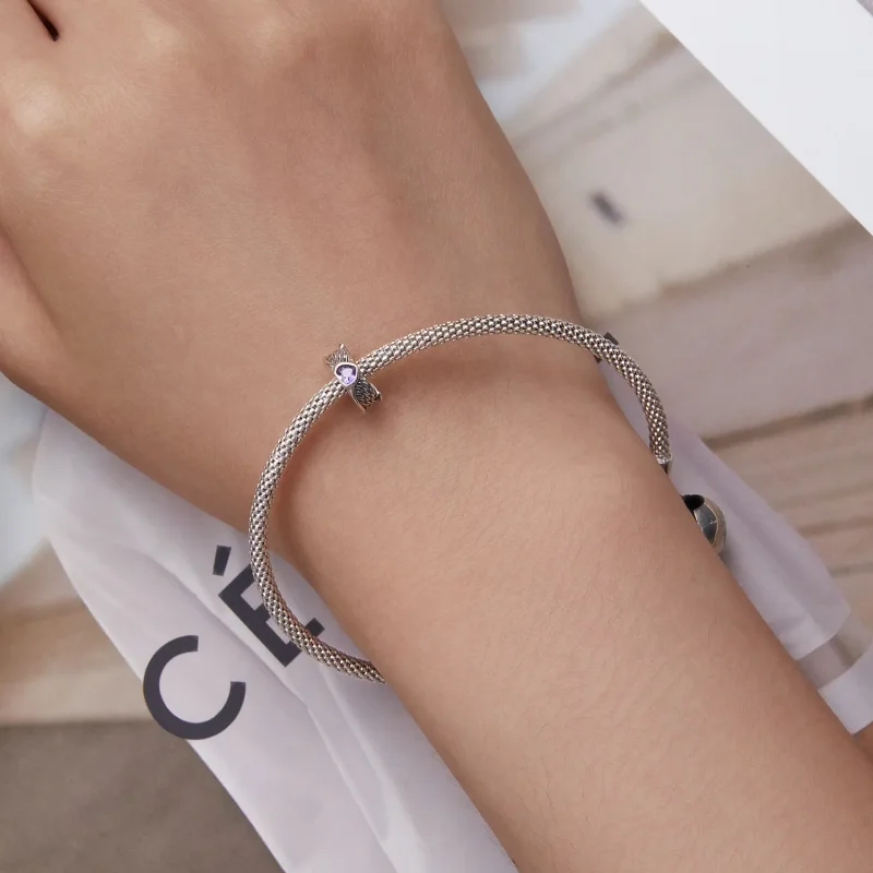 (imagine pentru) Pandora Stil Guardian Inimă Spacer Charm - BSC677 - Vizualizare 6