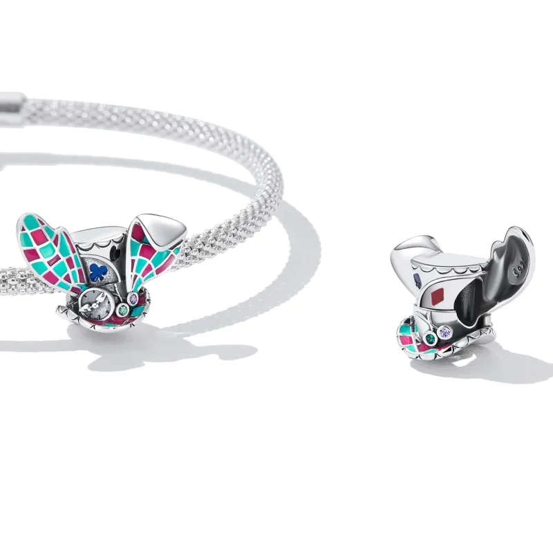 (imagine pentru) Pandora Stil Iepuraș cu urechi de șapcă magică - Breloc SCC2243 - Vizualizare 4