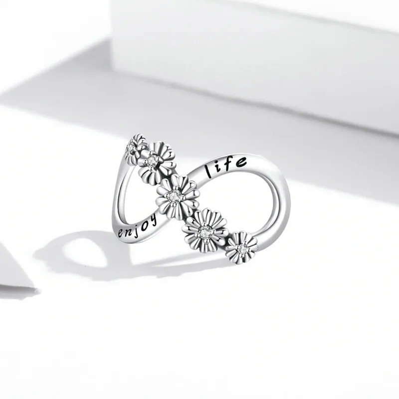 (imagine pentru) Pandora Stil Infinit Flori Charm - SCC2099 - Vizualizare 2