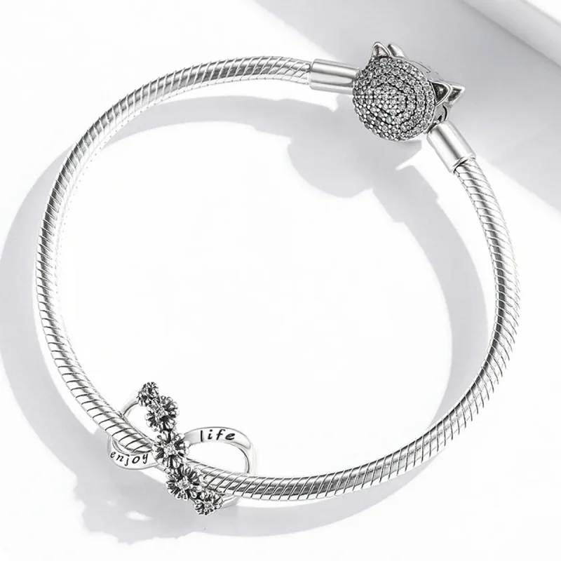 (imagine pentru) Pandora Stil Infinit Flori Charm - SCC2099 - Vizualizare 3