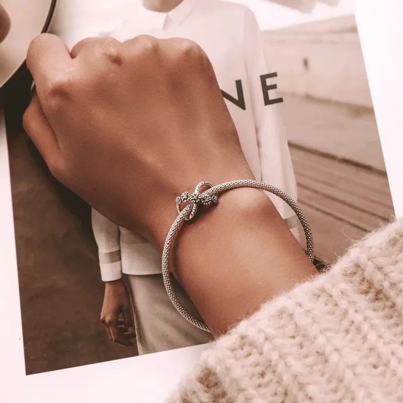 (imagine pentru) Pandora Stil Infinit Flori Charm - SCC2099 - Vizualizare 6