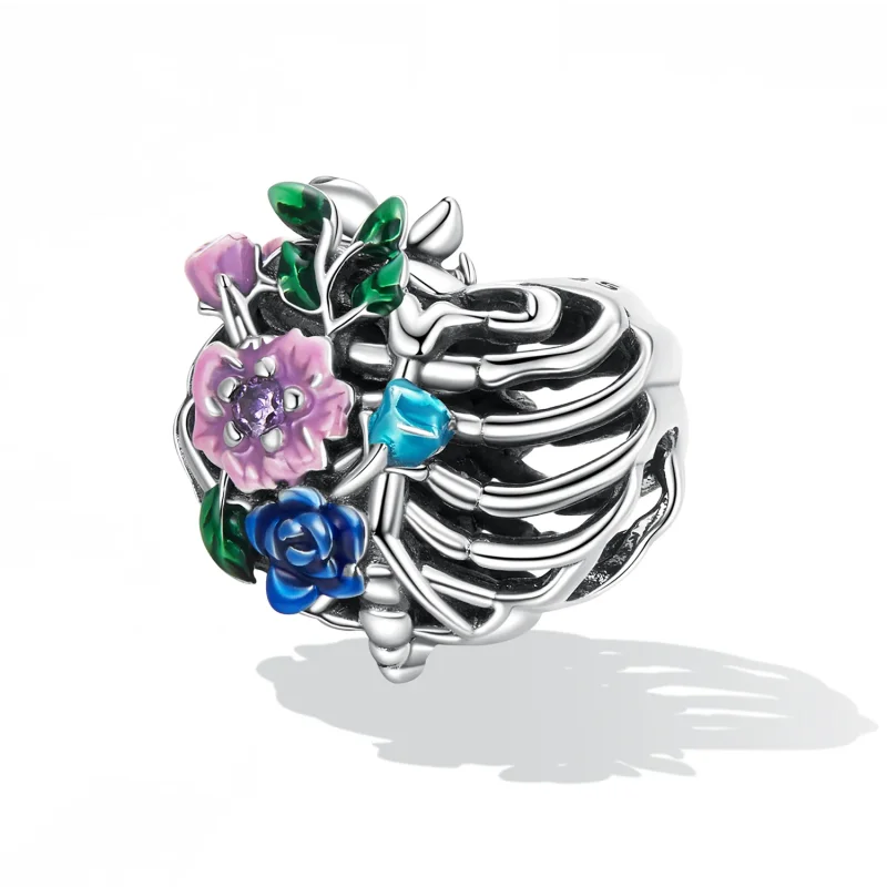 (imagine pentru) Pandora Stil Iubire Rib Flori Talisman - SCC2239 - Vizualizare 2