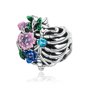 (imagine pentru) Pandora Stil Iubire Rib Flori Talisman - SCC2239