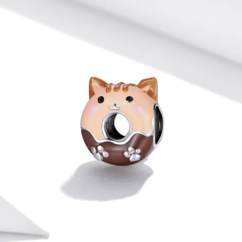 (imagine pentru) Pandora Stil Kitty Gogoși Charm - SCC1877 - Vizualizare 2