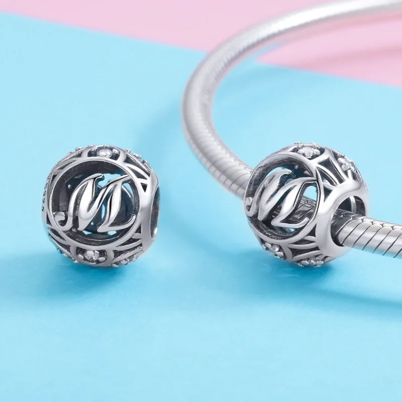 (imagine pentru) Pandora Stil Litere-M Pandantiv - SCC738-M - Vizualizare 3