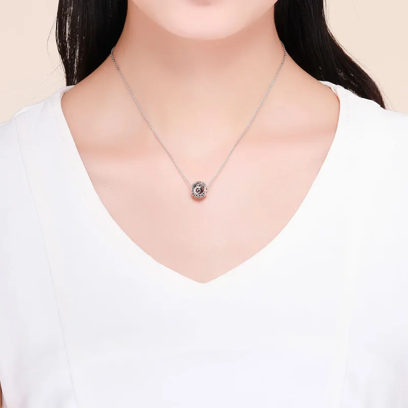 (imagine pentru) Pandora Stil Literele-E Charm - SCC738-E - Vizualizare 5