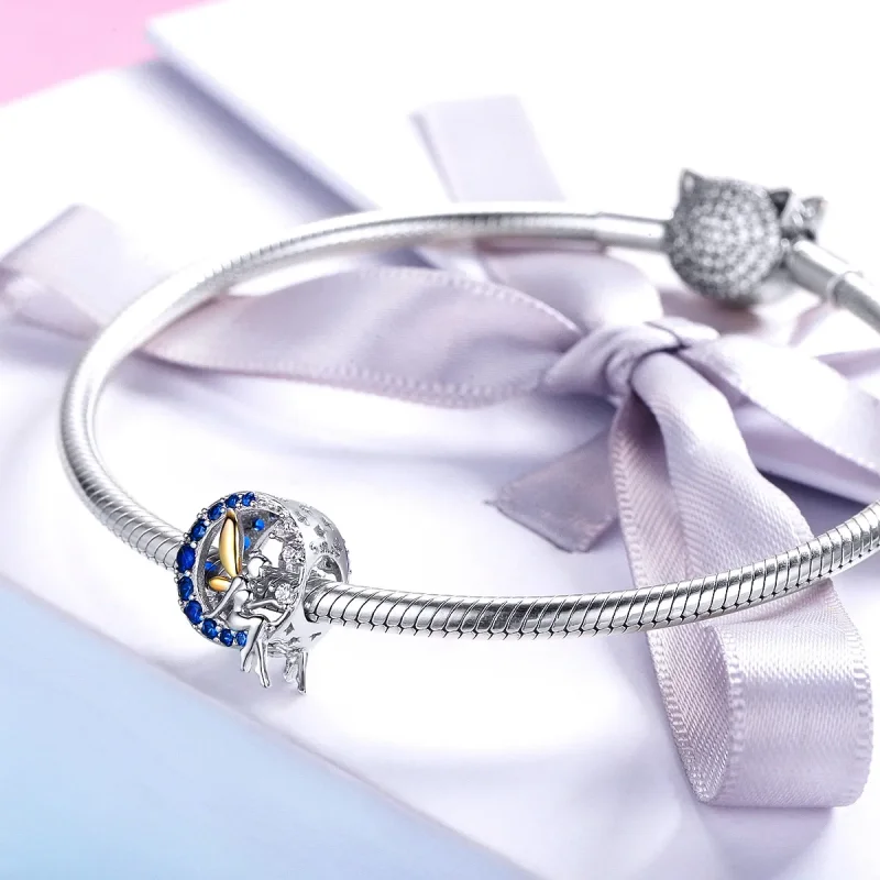 (imagine pentru) Pandora Stil Lună Elf Charm - BSC070 - Vizualizare 3