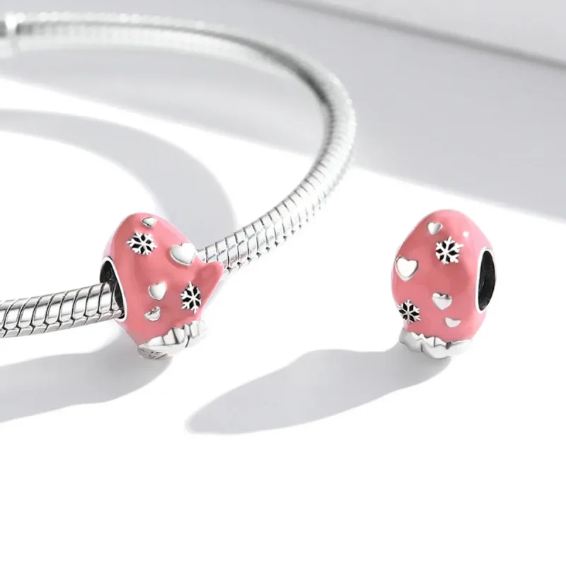 (imagine pentru) Pandora Stil Mănuși Roz Charms - SCC2001 - Vizualizare 4
