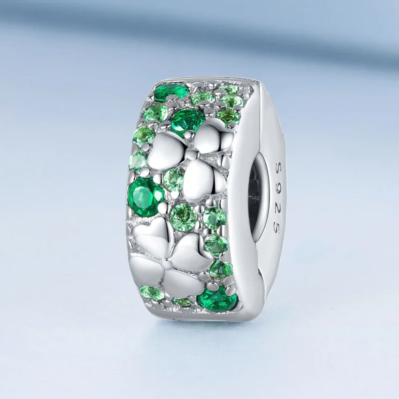 (imagine pentru) Pandora Stil Patru Frunze Clover Clip - BSC678 - Vizualizare 2