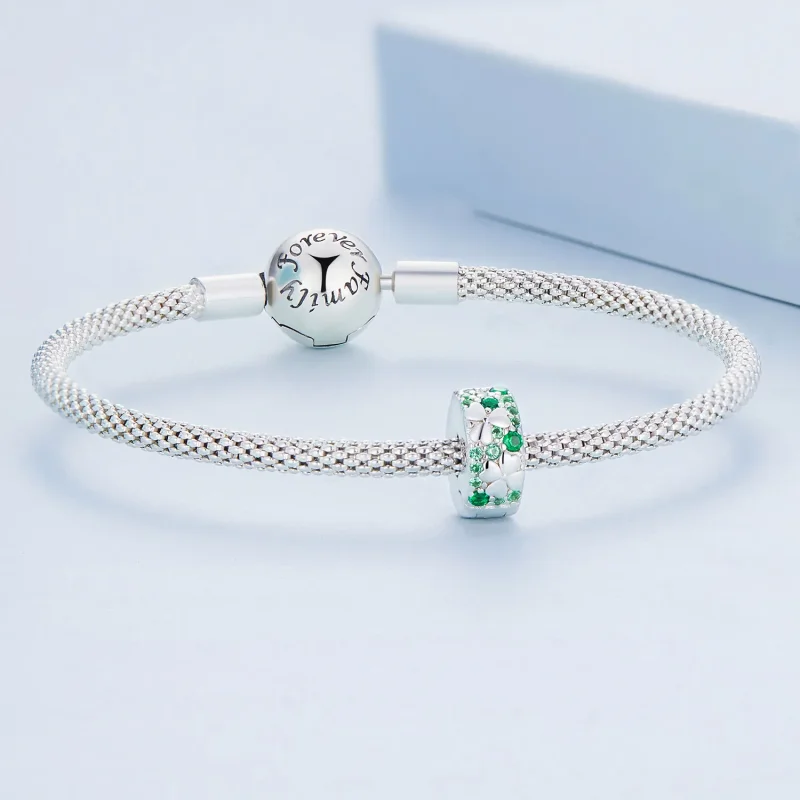 (imagine pentru) Pandora Stil Patru Frunze Clover Clip - BSC678 - Vizualizare 5