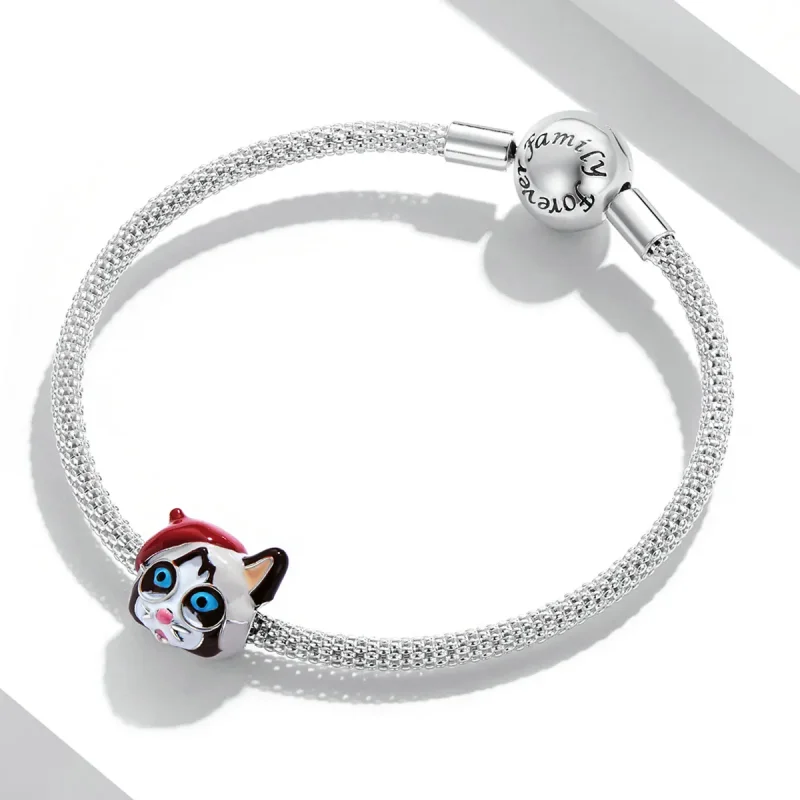 (imagine pentru) Pandora Stil Pisică Siameză Charm - SCC2090 - Vizualizare 3