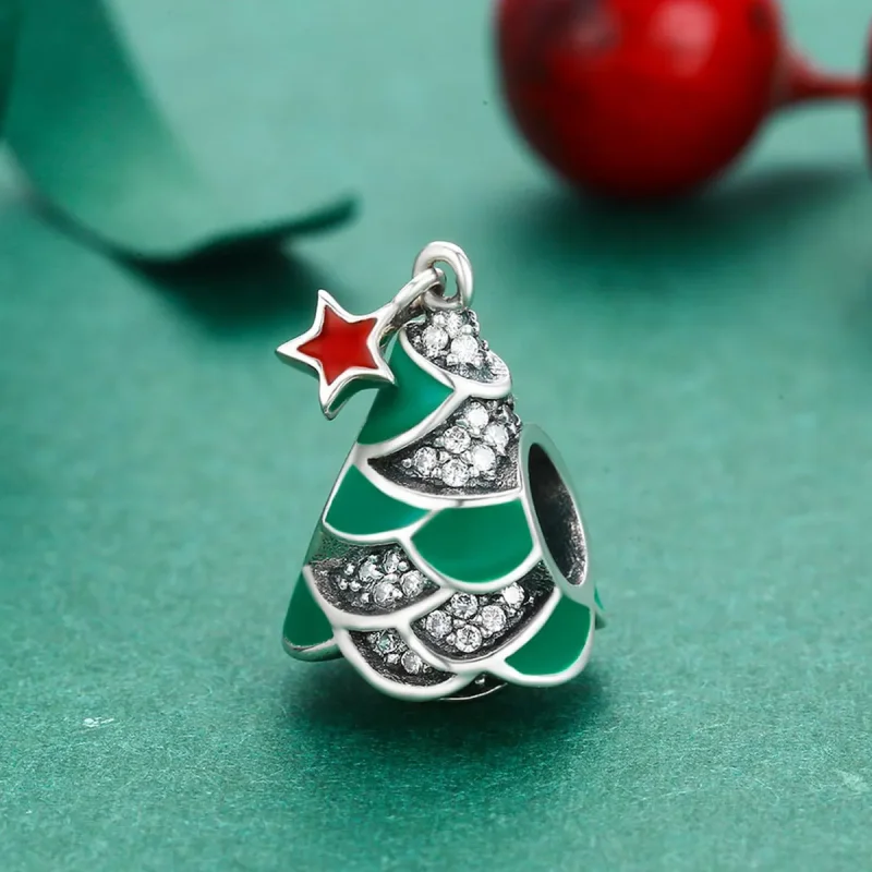 (imagine pentru) Pandora Stil Pom de Crăciun Charm - SCC307 - Vizualizare 3