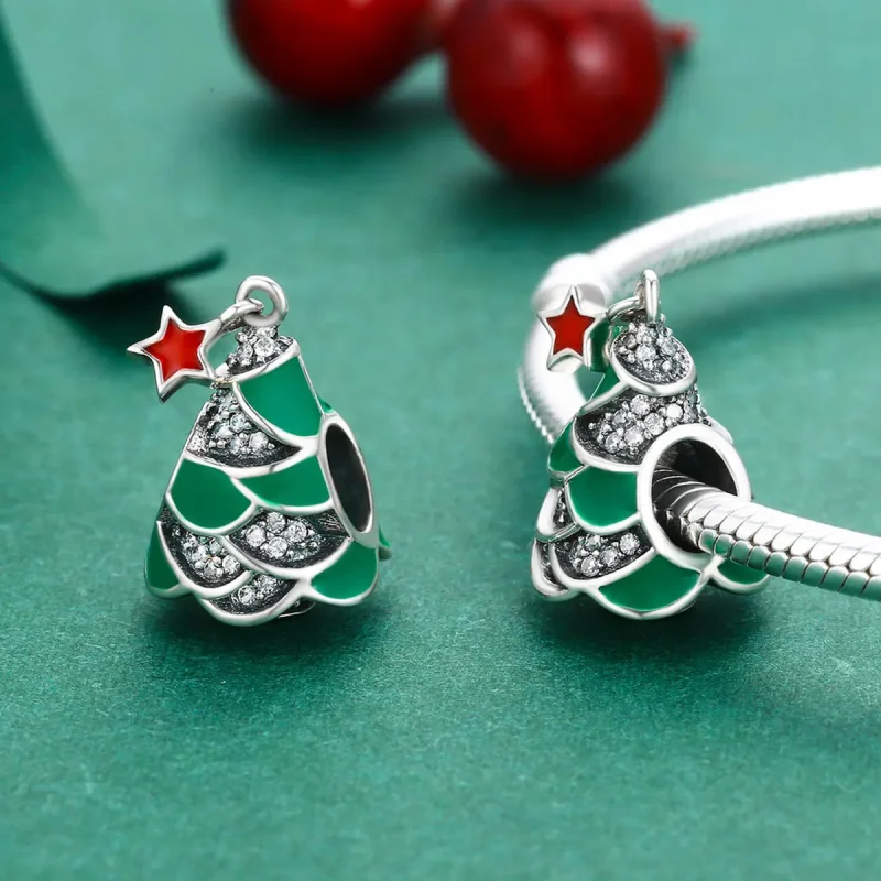 (imagine pentru) Pandora Stil Pom de Crăciun Charm - SCC307 - Vizualizare 4