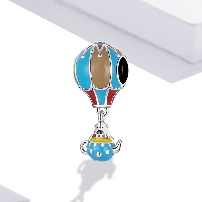 (imagine pentru) Pandora Stil Retro Balon cu Aer Cald Charm - BSC544 - Vizualizare 2