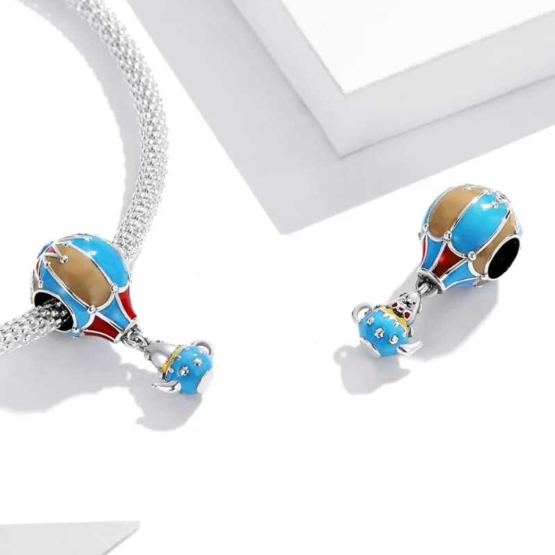 (imagine pentru) Pandora Stil Retro Balon cu Aer Cald Charm - BSC544 - Vizualizare 4