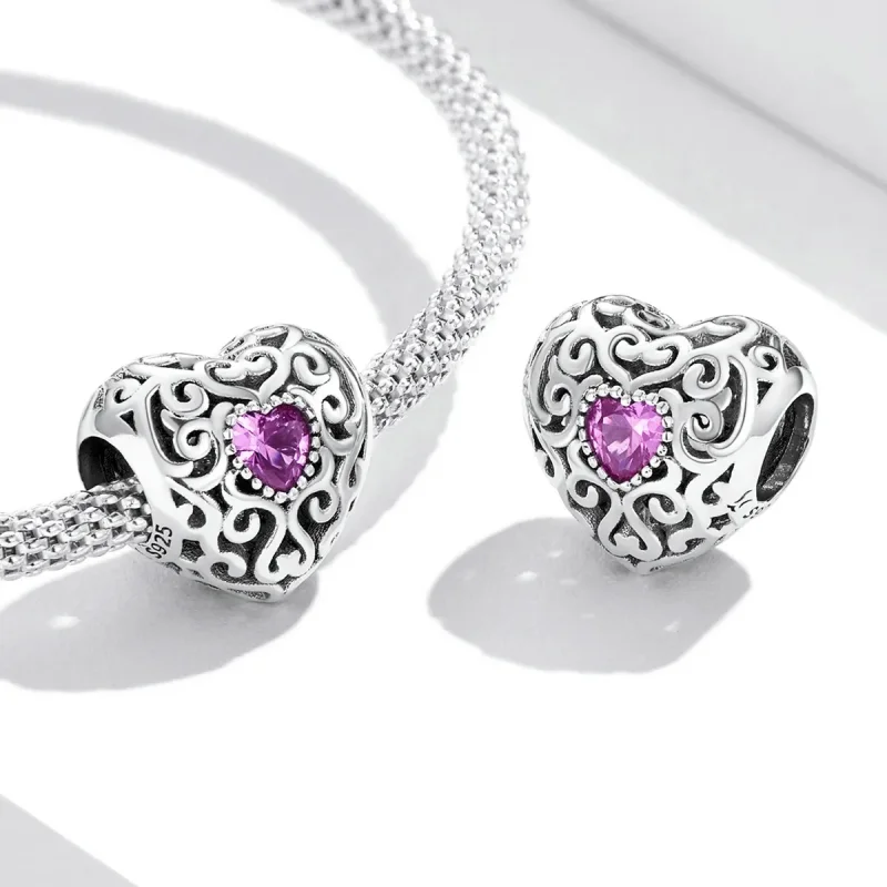 (imagine pentru) Pandora Stil Model Retro Charm Iubire - SCC2136 - Vizualizare 4