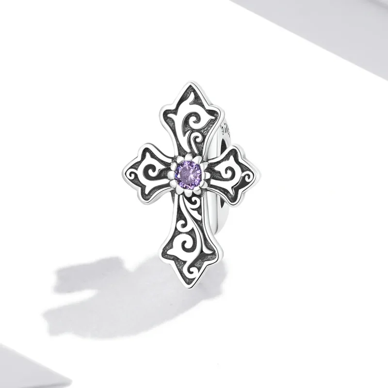 (imagine pentru) Pandora Stil Retro Model Cruce Pandantiv - BSC583 - Vizualizare 2