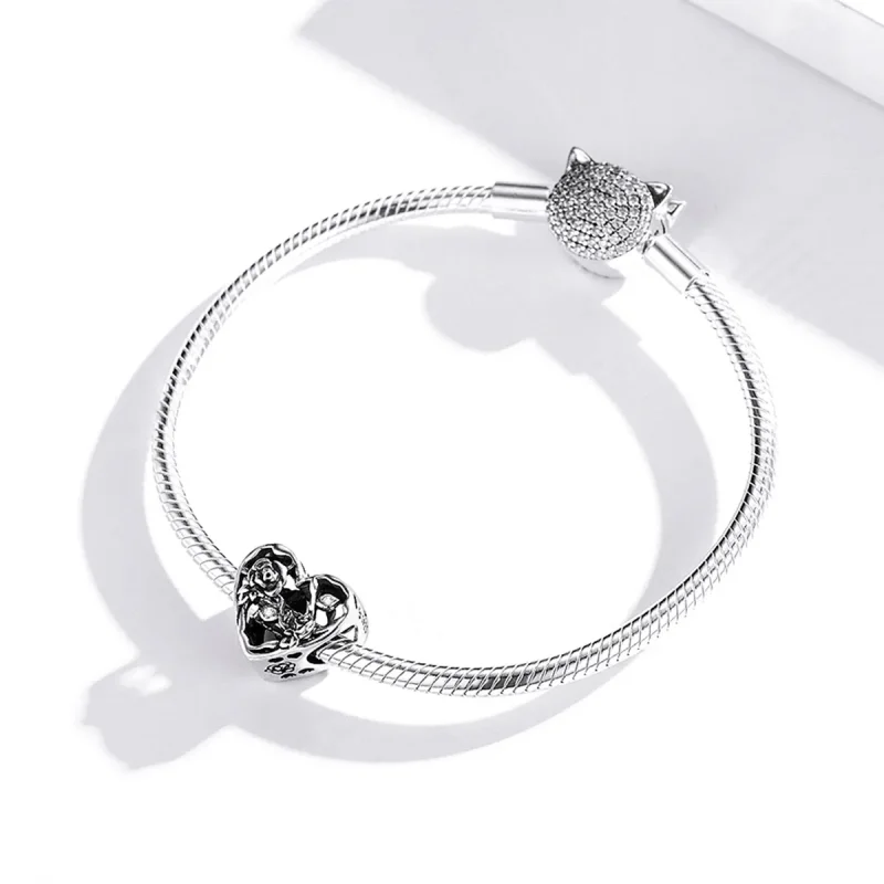 (imagine pentru) Pandora Stil Roz Charm iubire - BSC475 - Vizualizare 3