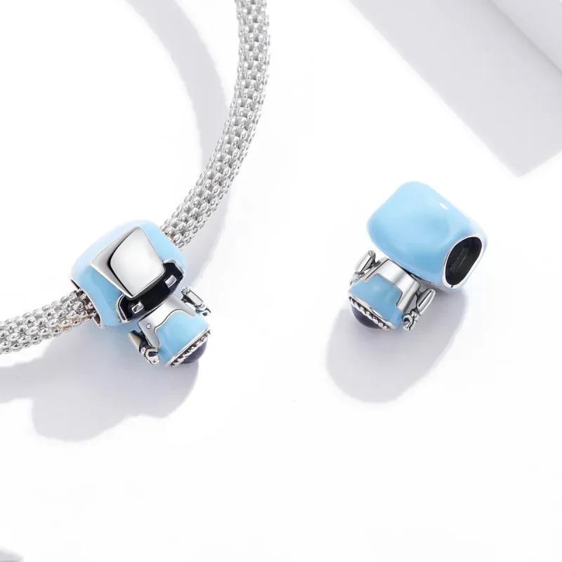(imagine pentru) Pandora Stil Safir Robot Charm - SCC1773 - Vizualizare 3