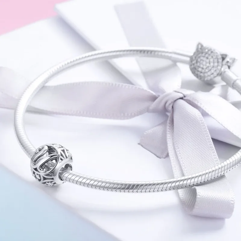 (imagine pentru) Pandora Stil Scrisoare-U Pandantiv - SCC738-U - Vizualizare 4