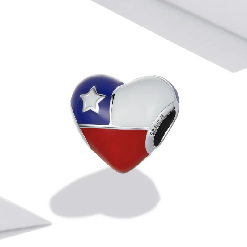 (imagine pentru) Pandora Stil Steagul Chile Iubirea Charma - SCC2110 - Vizualizare 2