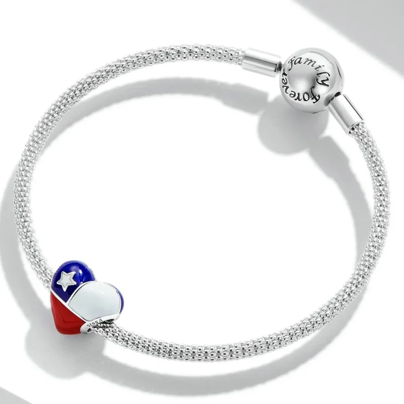 (imagine pentru) Pandora Stil Steagul Chile Iubirea Charma - SCC2110 - Vizualizare 3