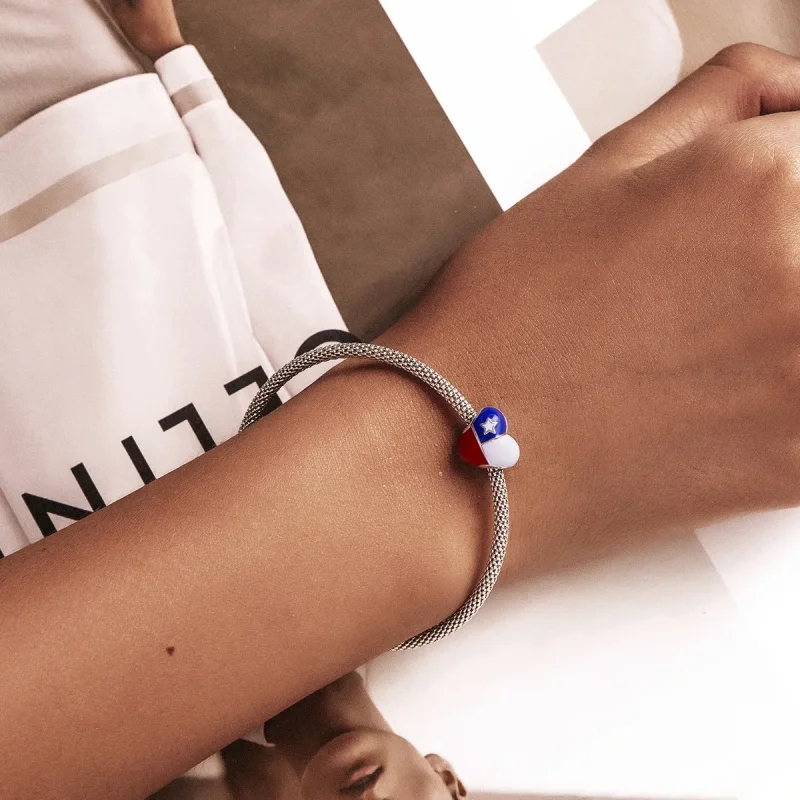 (imagine pentru) Pandora Stil Steagul Chile Iubirea Charma - SCC2110 - Vizualizare 5