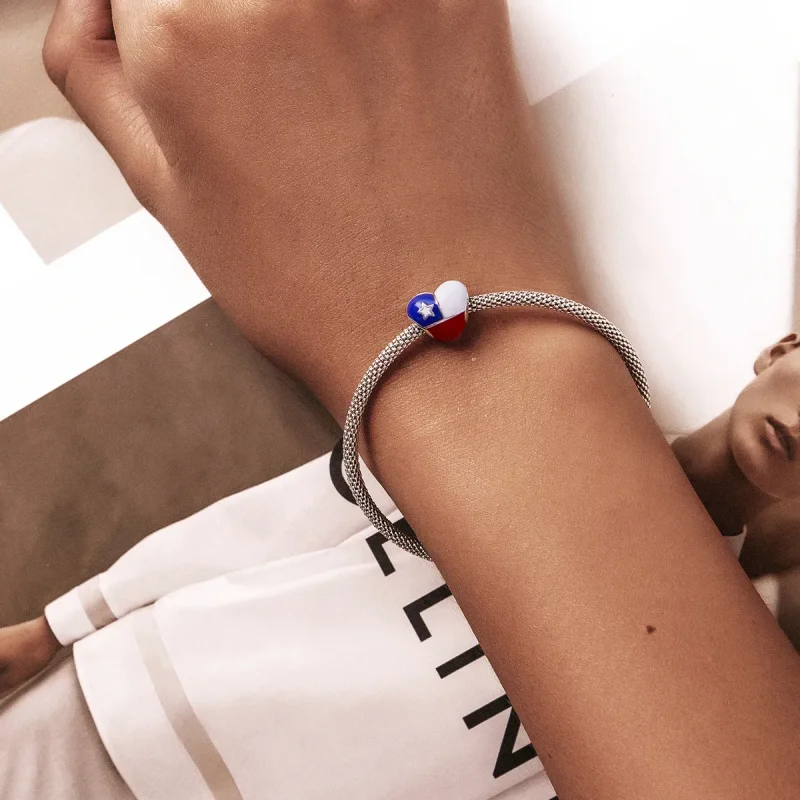 (imagine pentru) Pandora Stil Steagul Chile Iubirea Charma - SCC2110 - Vizualizare 6