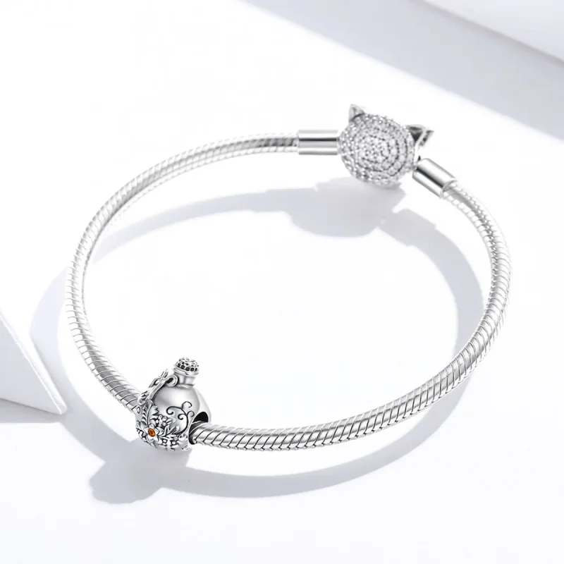 (imagine pentru) Pandora Stilul Bottling Bottle Charm - SCC1602 - Vizualizare 3