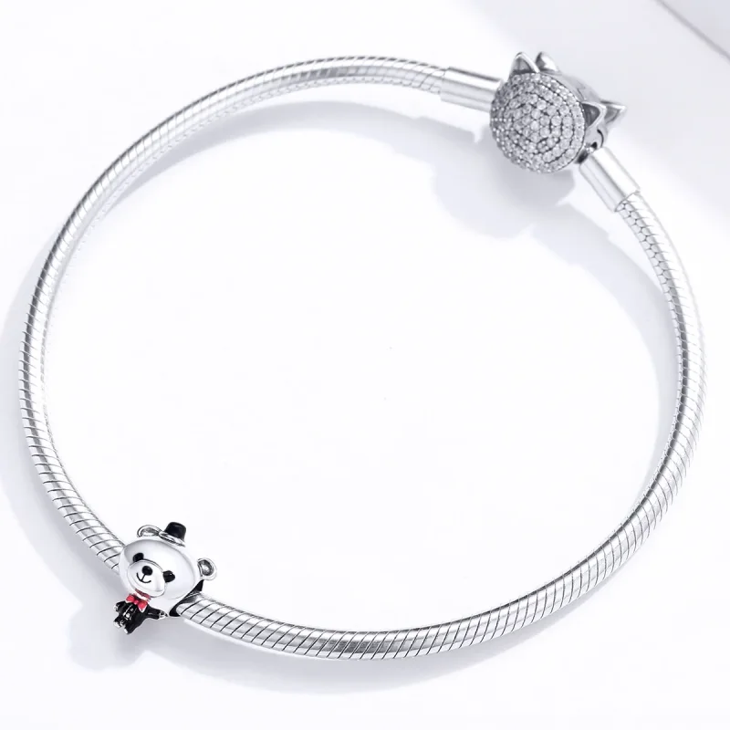 (imagine pentru) Pandora Stilul Breloc Mire Urs - SCC1473 - Vizualizare 3
