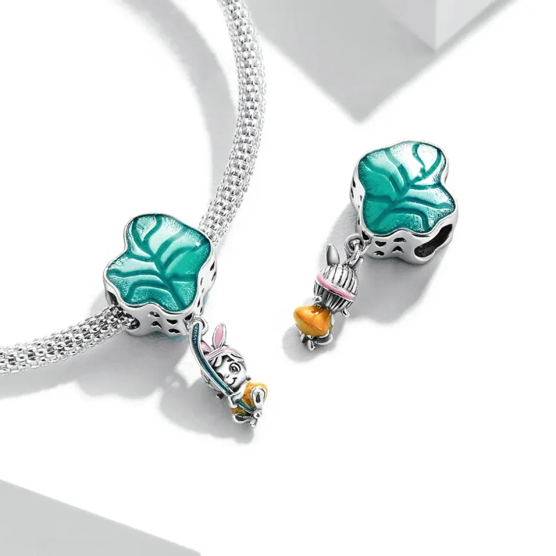 (imagine pentru) Pandora Style Amulet cu frunze chilene - SCC2114 - Vizualizare 4