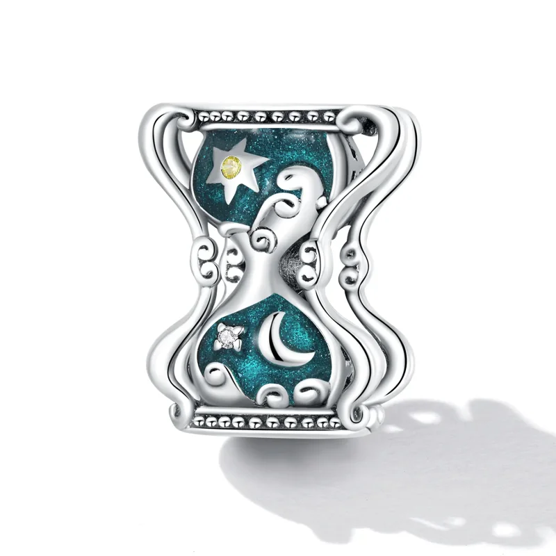 (imagine pentru) Pandora Style Amuletă cu nisip în formă de soare și lună - SCC2265 - Vizualizare 2