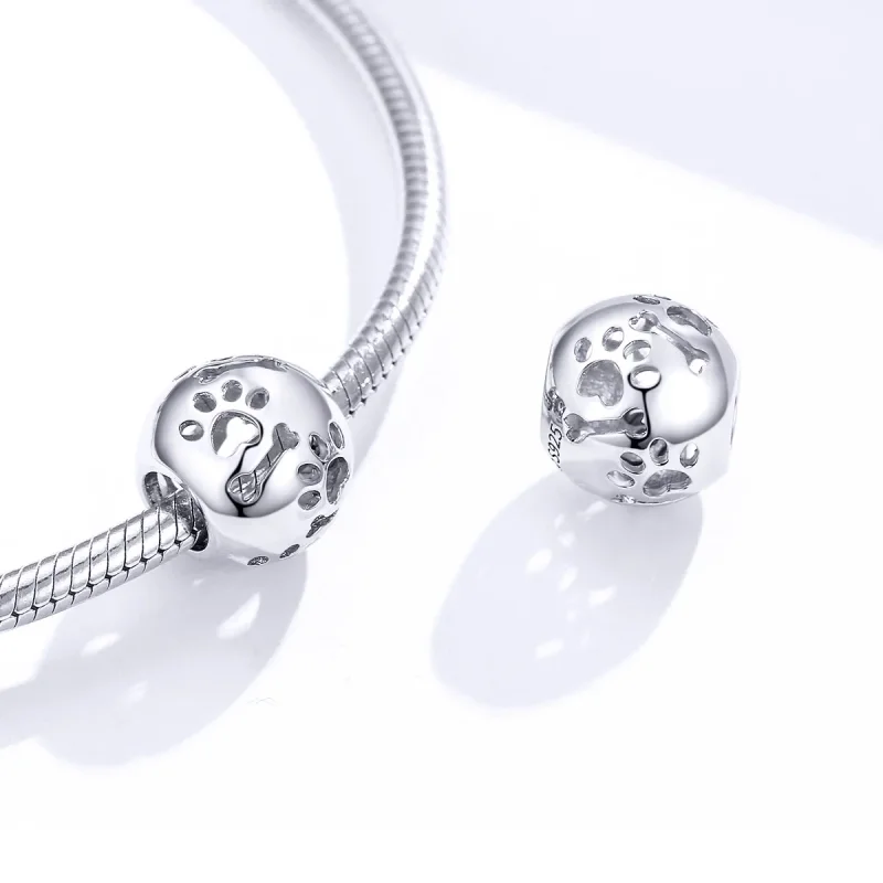 (imagine pentru) Pandora Style Amuletă Drăguță cu Urme de Animale de Companie - BSC140 - Vizualizare 4