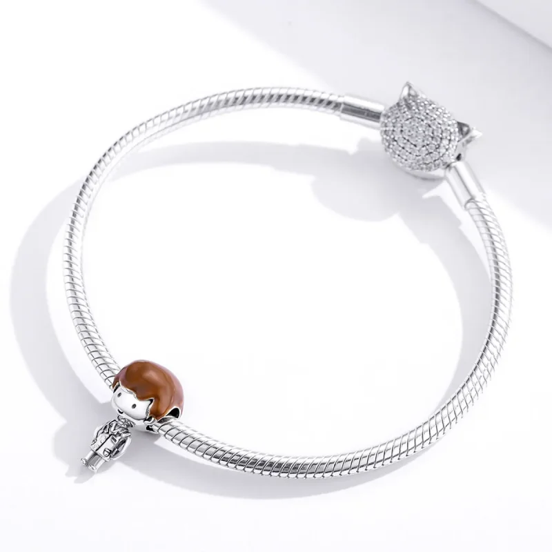 (imagine pentru) Pandora Style Angel In White Charm - SCC1549 - Vizualizare 4