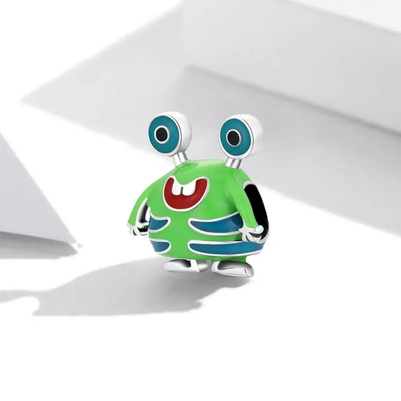 (imagine pentru) Pandora Style Big Eyed Monster Charm - SCC2056 - Vizualizare 2