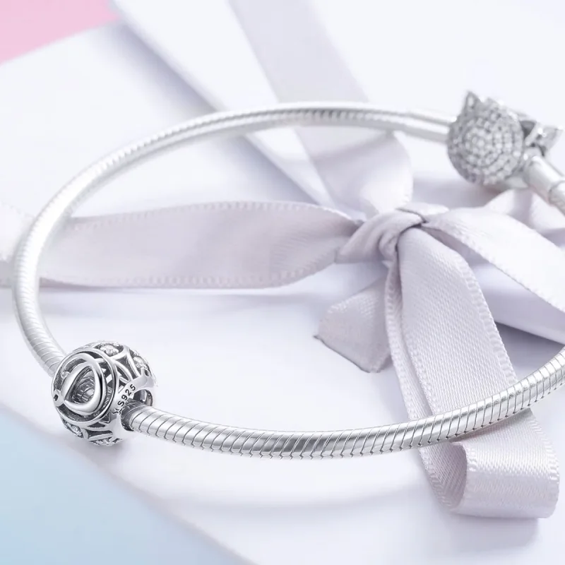 (imagine pentru) Pandora Style Bijuterie Litera-D - SCC738-D - Vizualizare 4