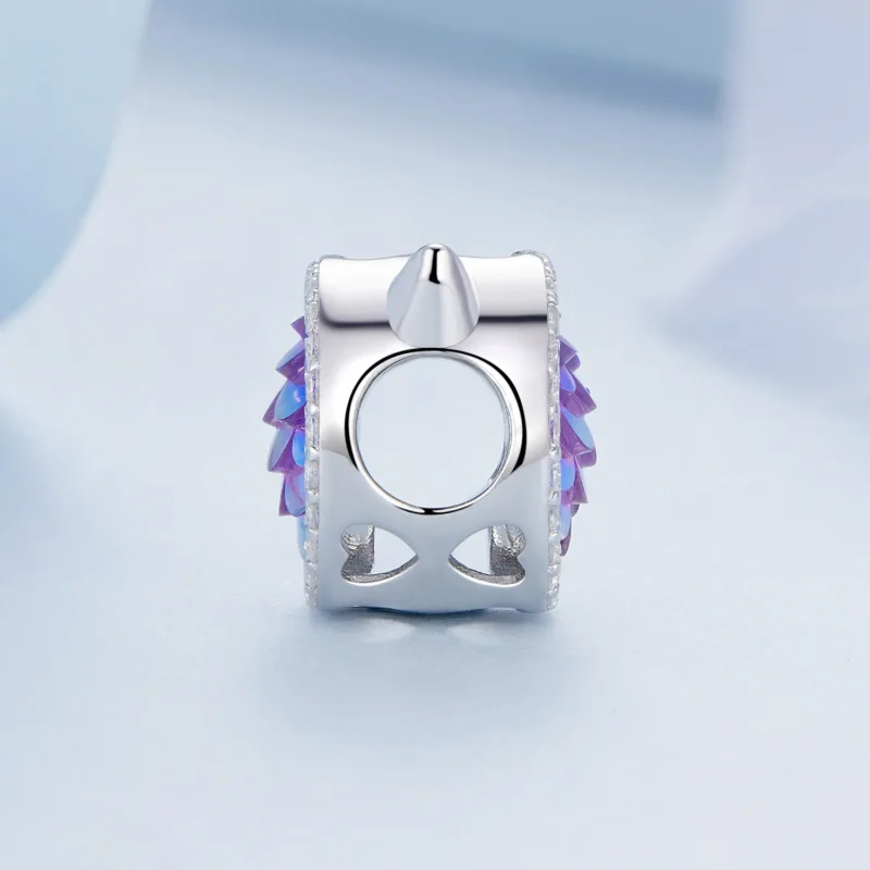 (imagine pentru) Pandora Style Bijuterie Piesă Pandantiv Cap de Pisică cu Scamă de Pește - BSC703 - Vizualizare 3