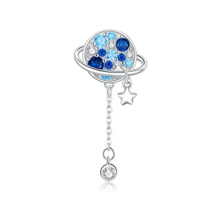 (imagine pentru) Pandora Style Blue Planet Charm - BSC365