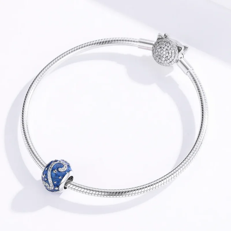 (imagine pentru) Pandora Style Brilliant Starry Sky Charm - SCC1387 - Vizualizare 3