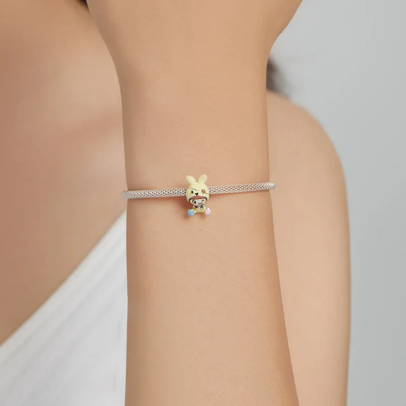 (imagine pentru) Pandora Style Bunny Doll Charm - SCC1940 - Vizualizare 5