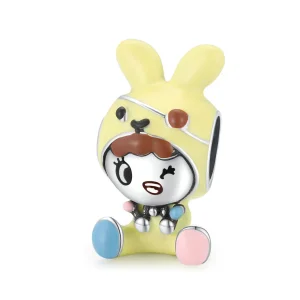 (imagine pentru) Pandora Style Bunny Doll Charm - SCC1940
