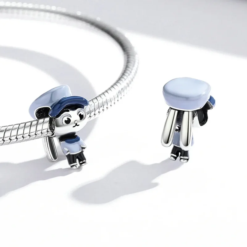 (imagine pentru) Pandora Style Bunny Officer Charm - SCC1960 - Vizualizare 4