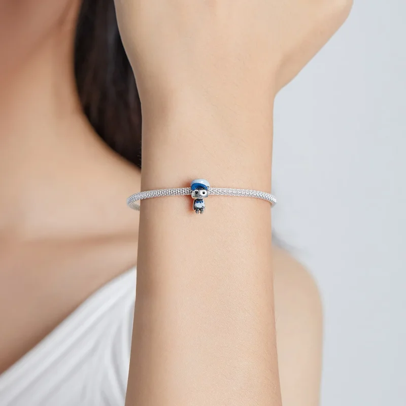 (imagine pentru) Pandora Style Bunny Officer Charm - SCC1960 - Vizualizare 5