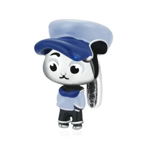 (imagine pentru) Pandora Style Bunny Officer Charm - SCC1960