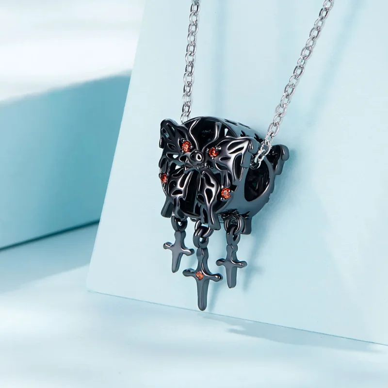 (imagine pentru) Pandora Style Butterfly Dream Catcher Charm - SCC2383 - Vizualizare 2