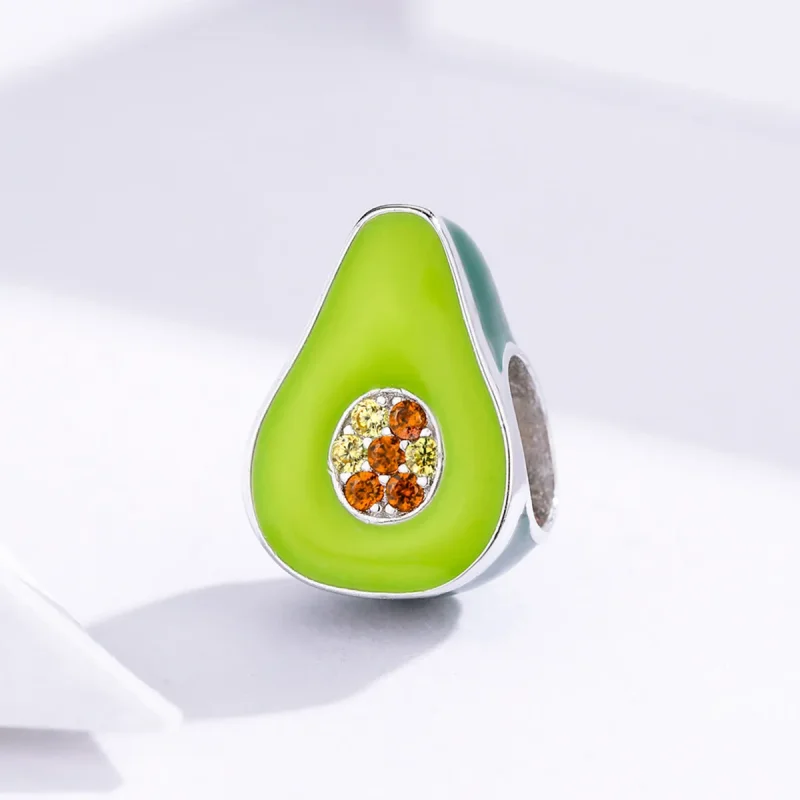 (imagine pentru) Pandora Style Charm cu Avocado - BSC129 - Vizualizare 2