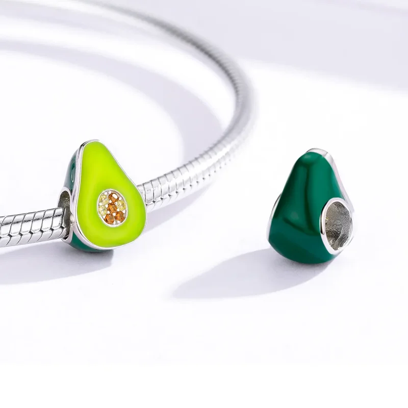 (imagine pentru) Pandora Style Charm cu Avocado - BSC129 - Vizualizare 3
